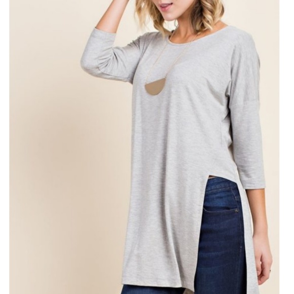 🌿SIDE SLIT TUNIC🌿 - Picture 3 of 4